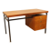 Bureau vintage en teck & métal – années 60