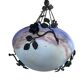 Art Nouveau suspension pâte de verre signed Degué
