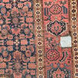 Tapis ancien Beshir afghan fait main 197x396 cm