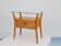 Gio Ponti bedside table in maple and walnut, La Permanente Mobili Cantù, 1940s