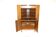 Scandinavian corner bar cabinet in walnut, Sweden, 1940.