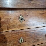 Restoration Walnut Chest of Drawers, 19th Century - Louis Style