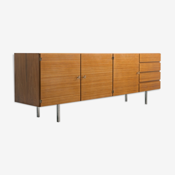 Vintage sideboard, walnut, restored, 220cm