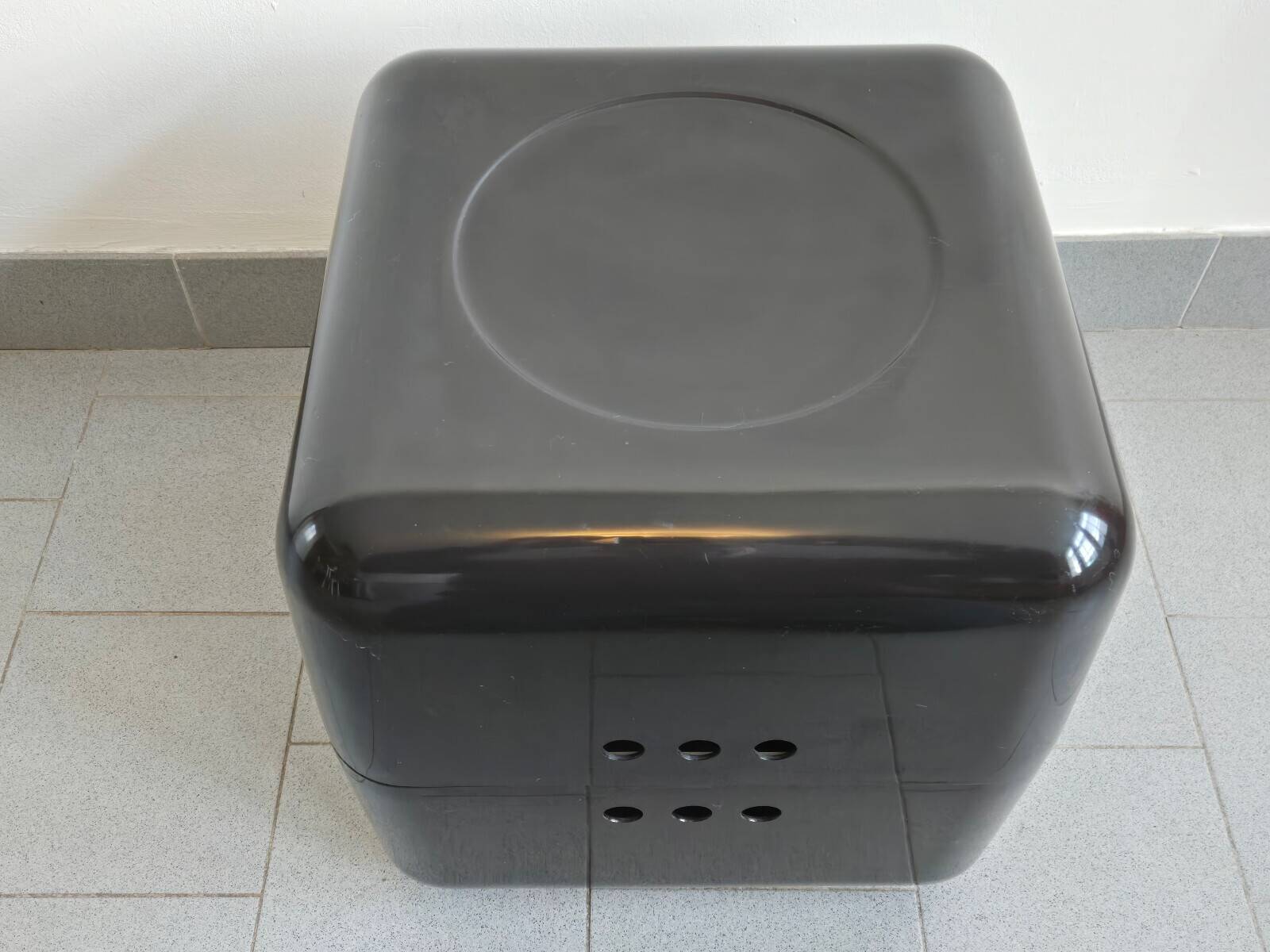 VINTAGE 1970 CUBE BAR BY JEAN GARCON FOR FORMAG 70S SPACE AGE PLASTIC NO