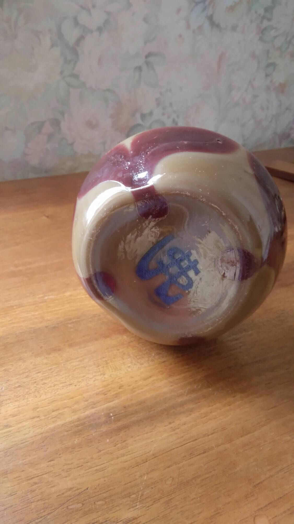 Soliflore vase "Onion of Jemeppe" from the Val Saint Lambert crystal factory