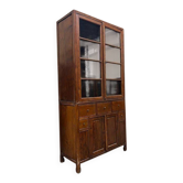 Vitrine vintage XL en bois