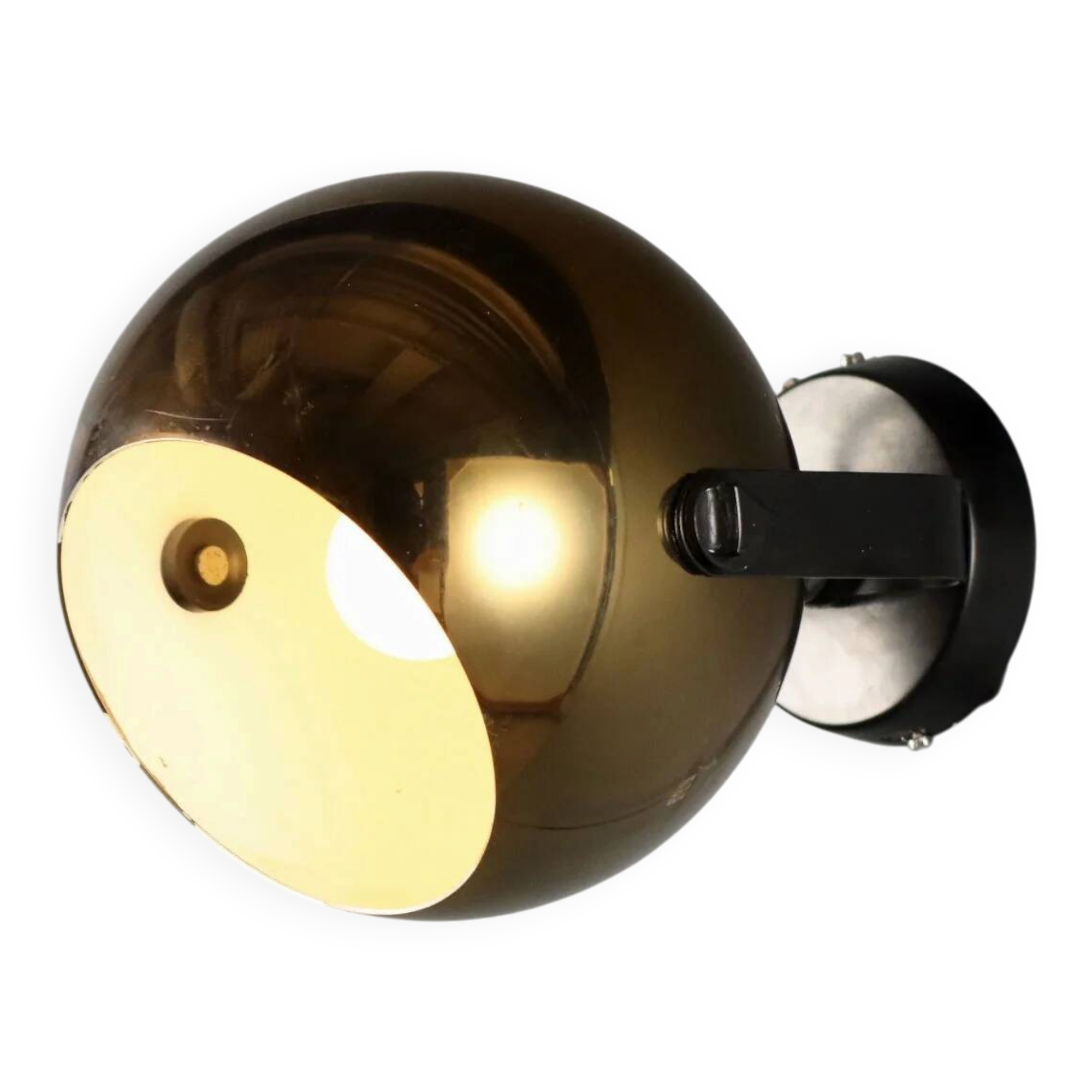 Adjustable vintage wall lamp in metal, design, Italy, 1960s