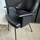 Black armchair from the 1950s