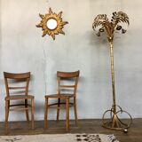 Paire de chaises bistrot troquet Fischel 1950