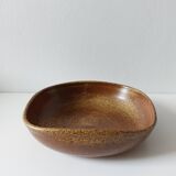 Square plate in vintage sandstone