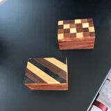 Lot 2 wooden boxes