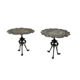 Set Of 2 Bronze Gothic Tazzas, 1950s