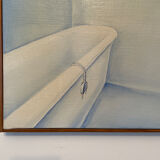 Tableau huile sur toile surréaliste Charly Combes