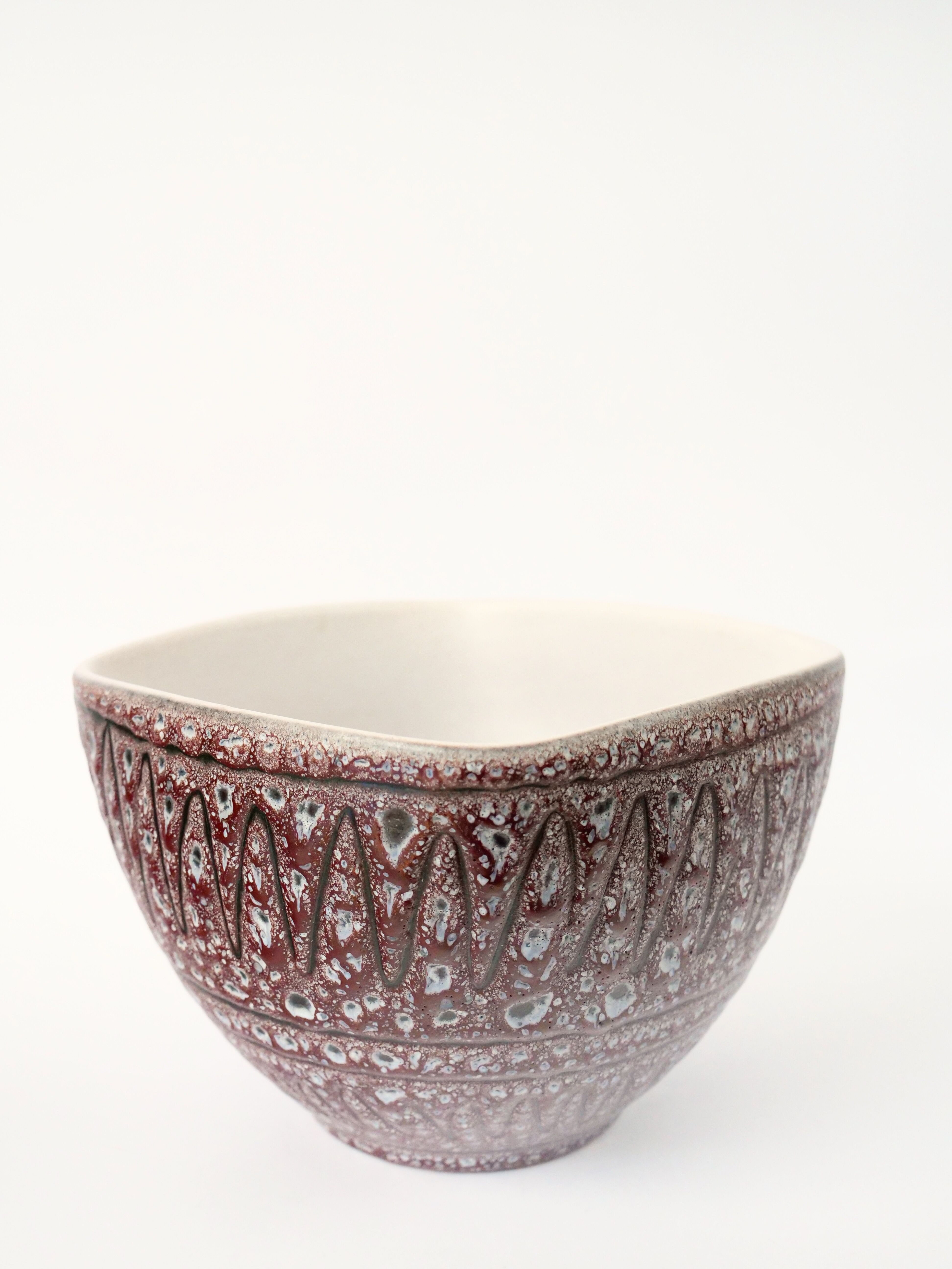 Salad bowl Vallauris signed Jean Austruy