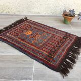 Oriental carpet pure wool 78 x 48cm
