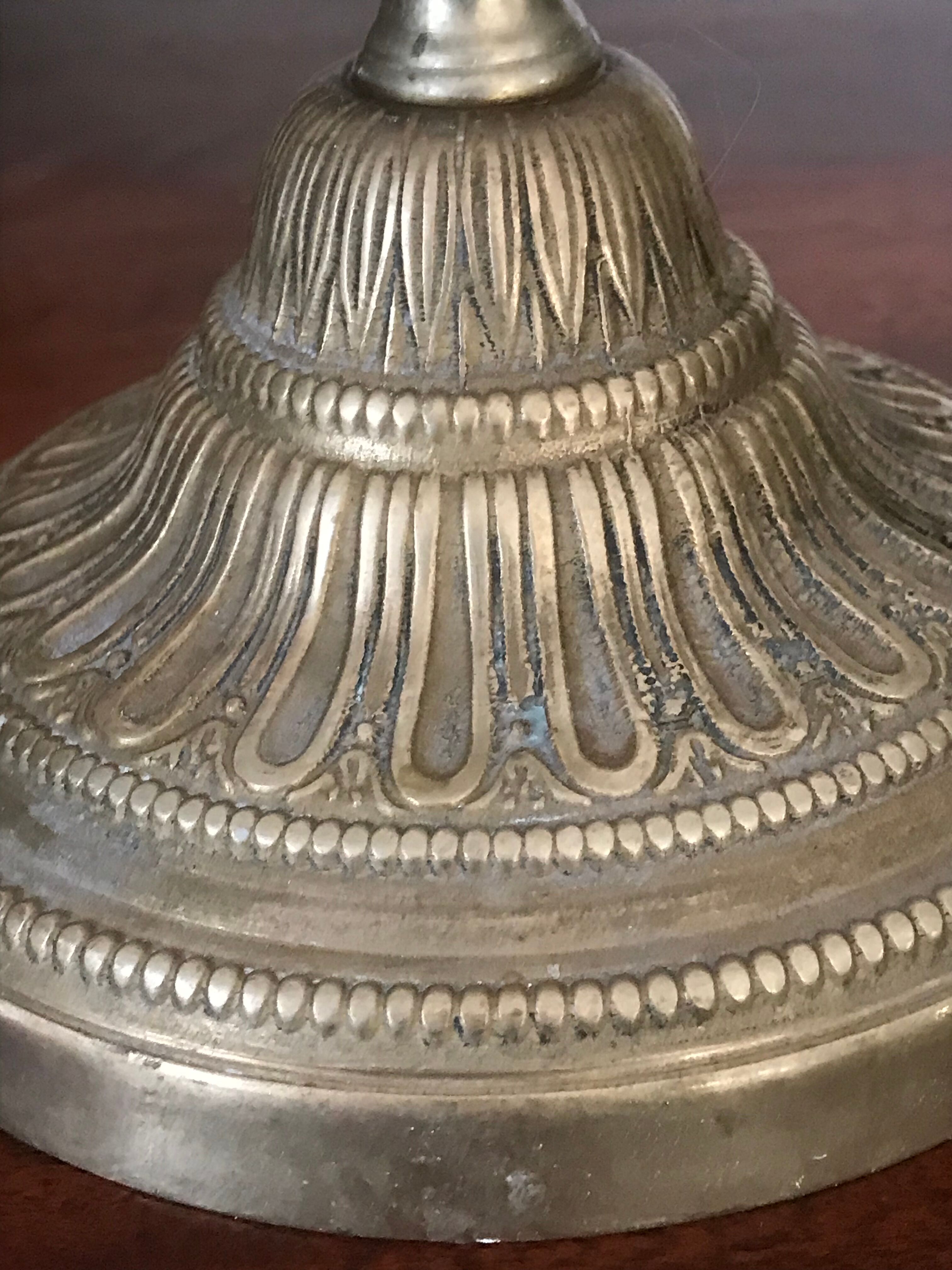 Pair of gilded bronze chandeliers