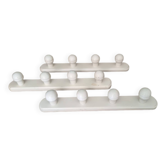 Set of 3 wall coat racks