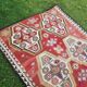 Vintage Turkish kilim, handwoven, 140x191 cm.