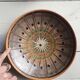 6 handmade ceramic plates Romania slavic vintage wall or table