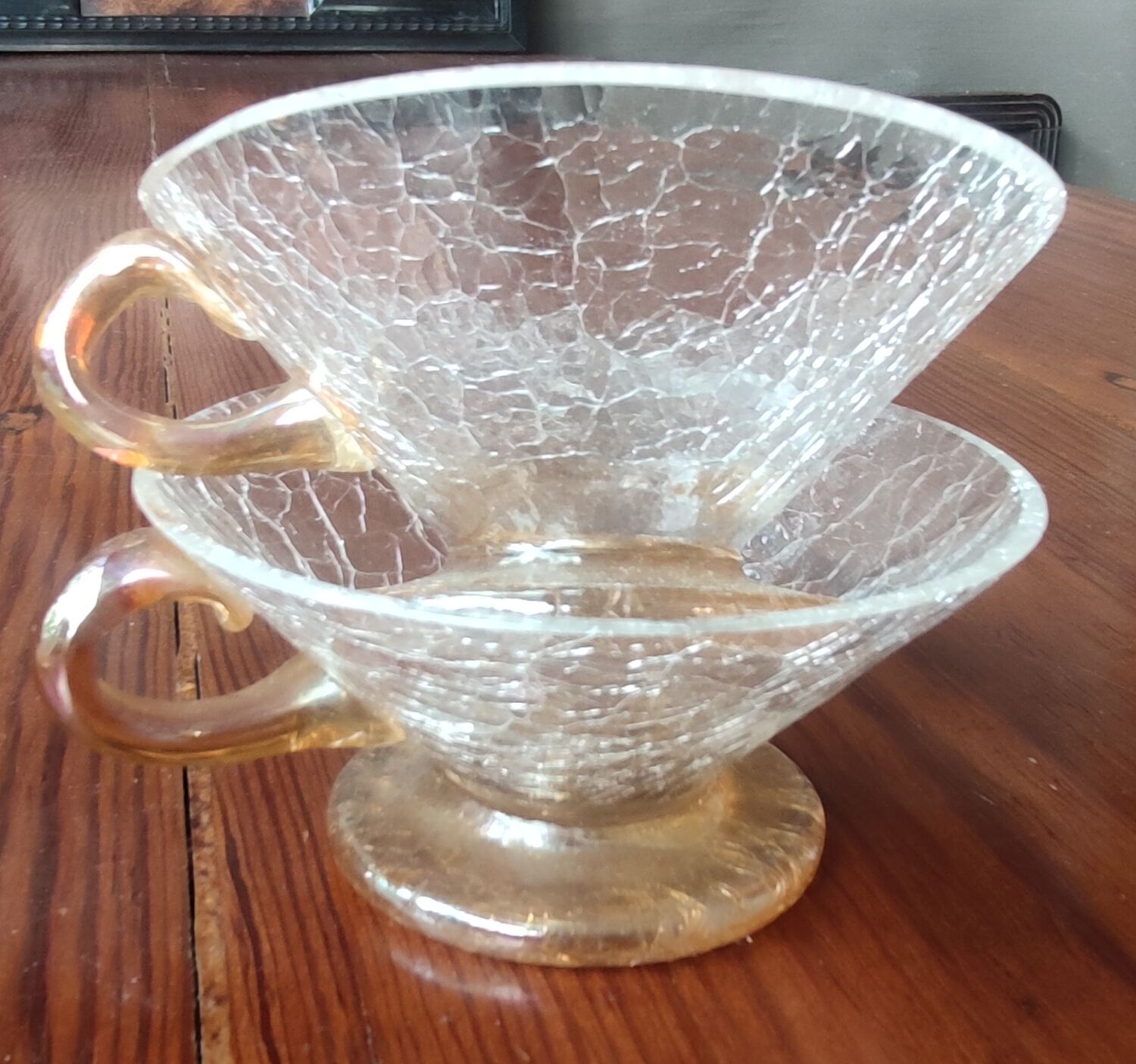 Vintage ice cup/cup set