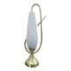 Grande lampe en verre et laiton 1950 1960
