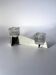 Peill & Putzler candlestick, glass and metal, Germany, 1970s