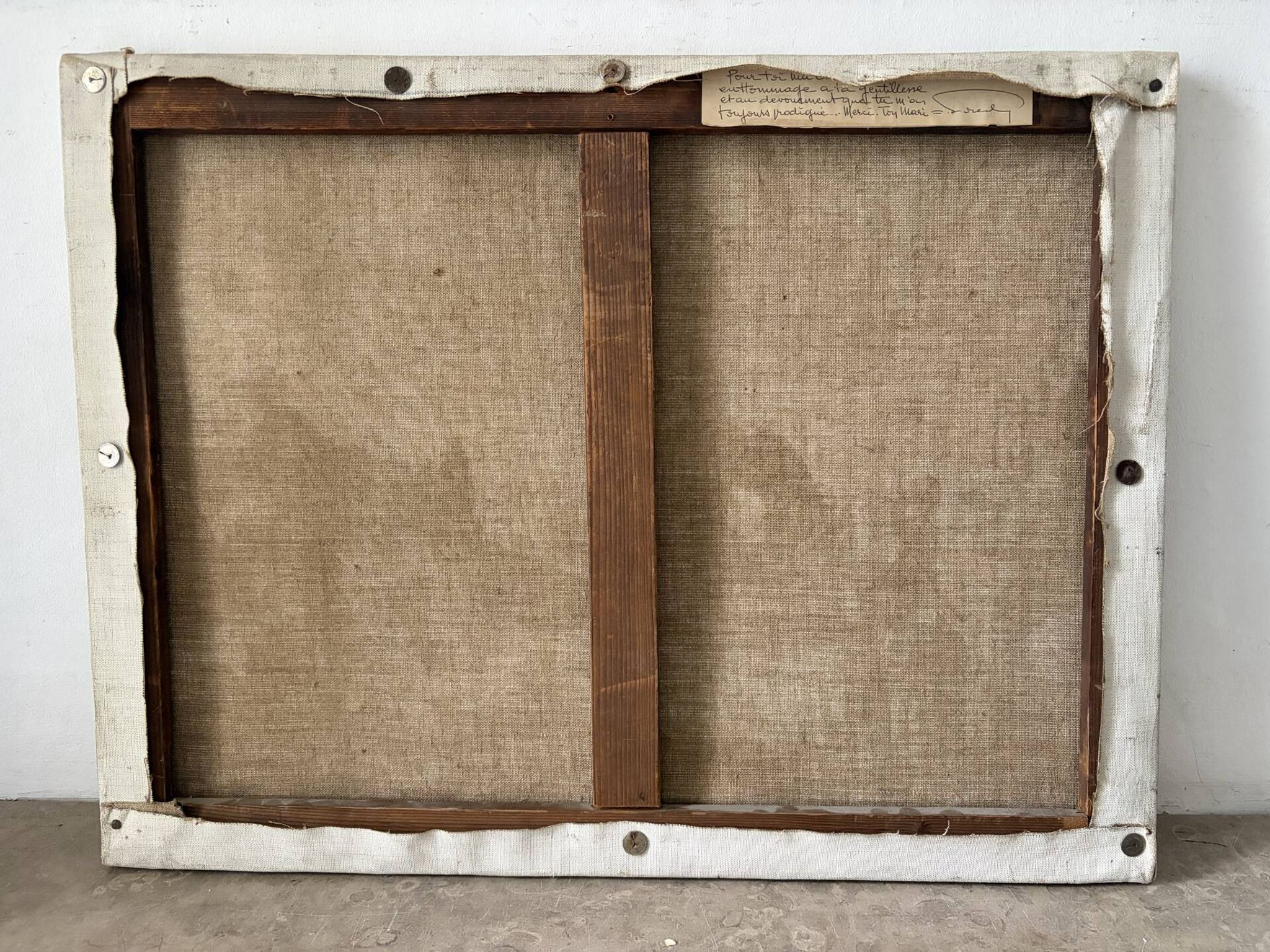 Scène côtière méditerranéen, huile sur toile signée