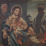19th century Spanish painting Adoration of the Magi