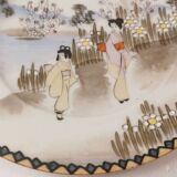 Japanese Kutani Hand-Painted Porcelain Plate