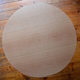 Round beech table