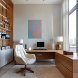 Minimalist figurative painting on stretched canvas by bODASCA