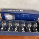 6 Matignon crystal water glasses