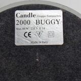 Lampe candle 2000 buggy par Luciano Pagani & Angelo Perversi, production Fontana Arte Italie