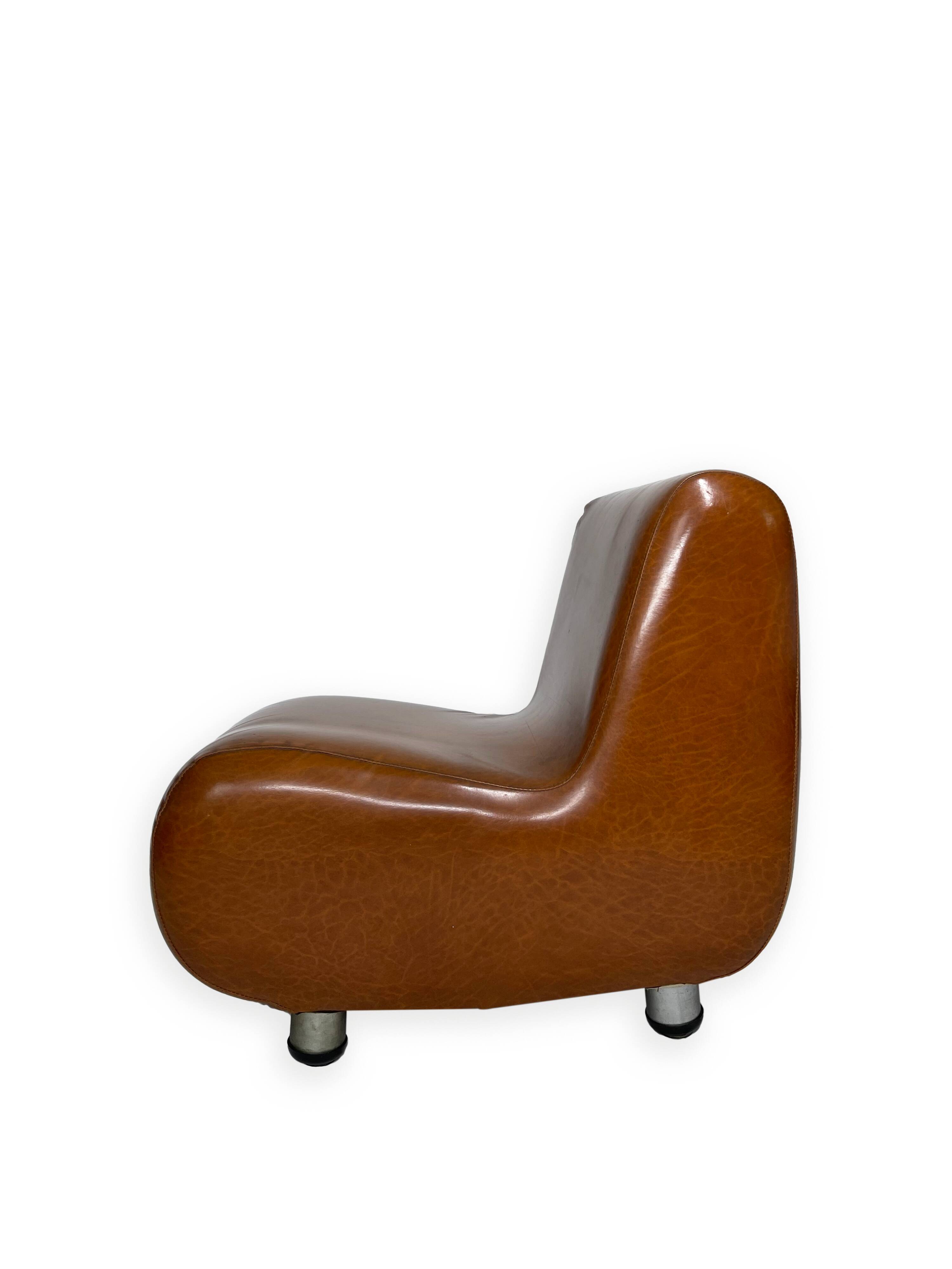Curve armless armchairs, 1970s