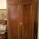 Old Louis Philippe walnut wardrobe