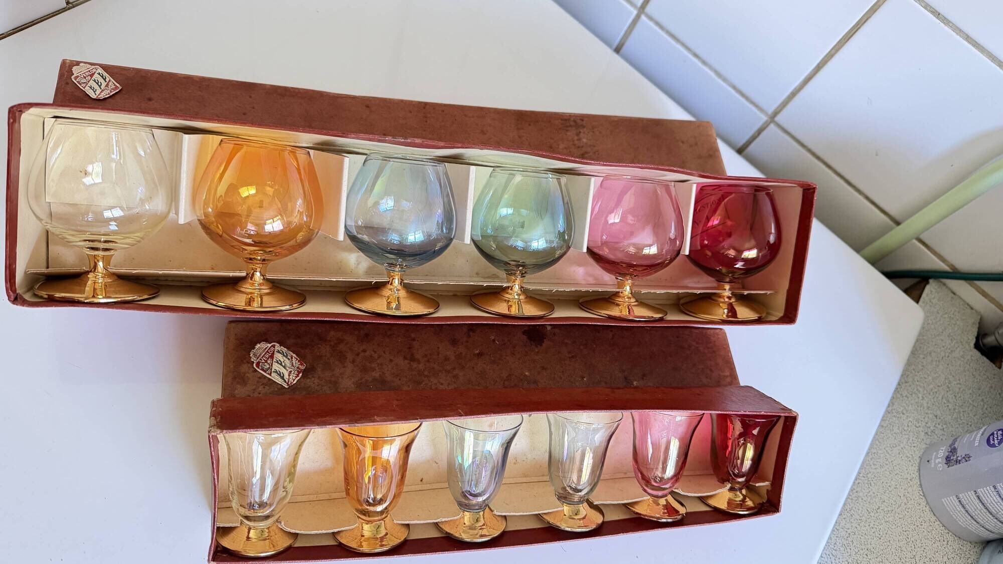 Cognac and liqueur glasses