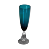 large Italian green blue vase