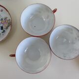 Tasses  et sous tasses  anciennes porcelaine japon