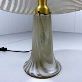 Peill & Putzler glass mushroom table lamp, Germany