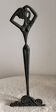 Statue d'Aphrodite en bronze oxydé vintage des années 1960, style moderne du milieu du siècle
