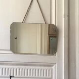 Barbier style mirror to hang - 45x30cm