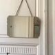 Barbier style mirror to hang - 45x30cm