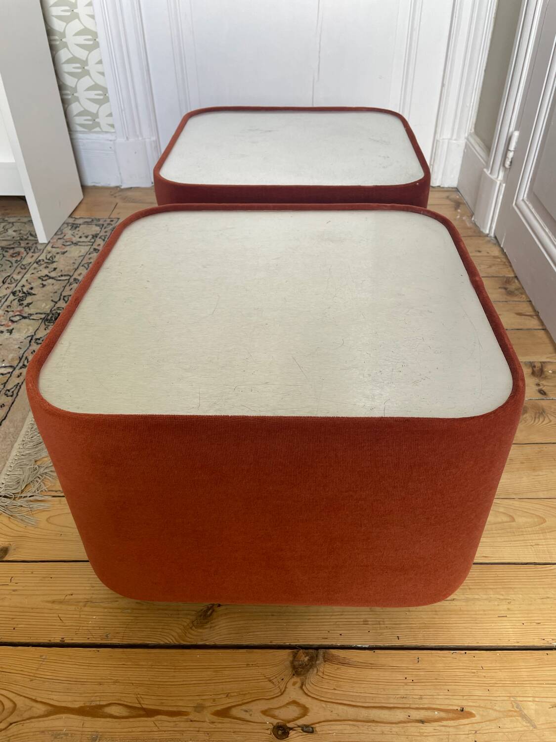 Pair of vintage bedside tables