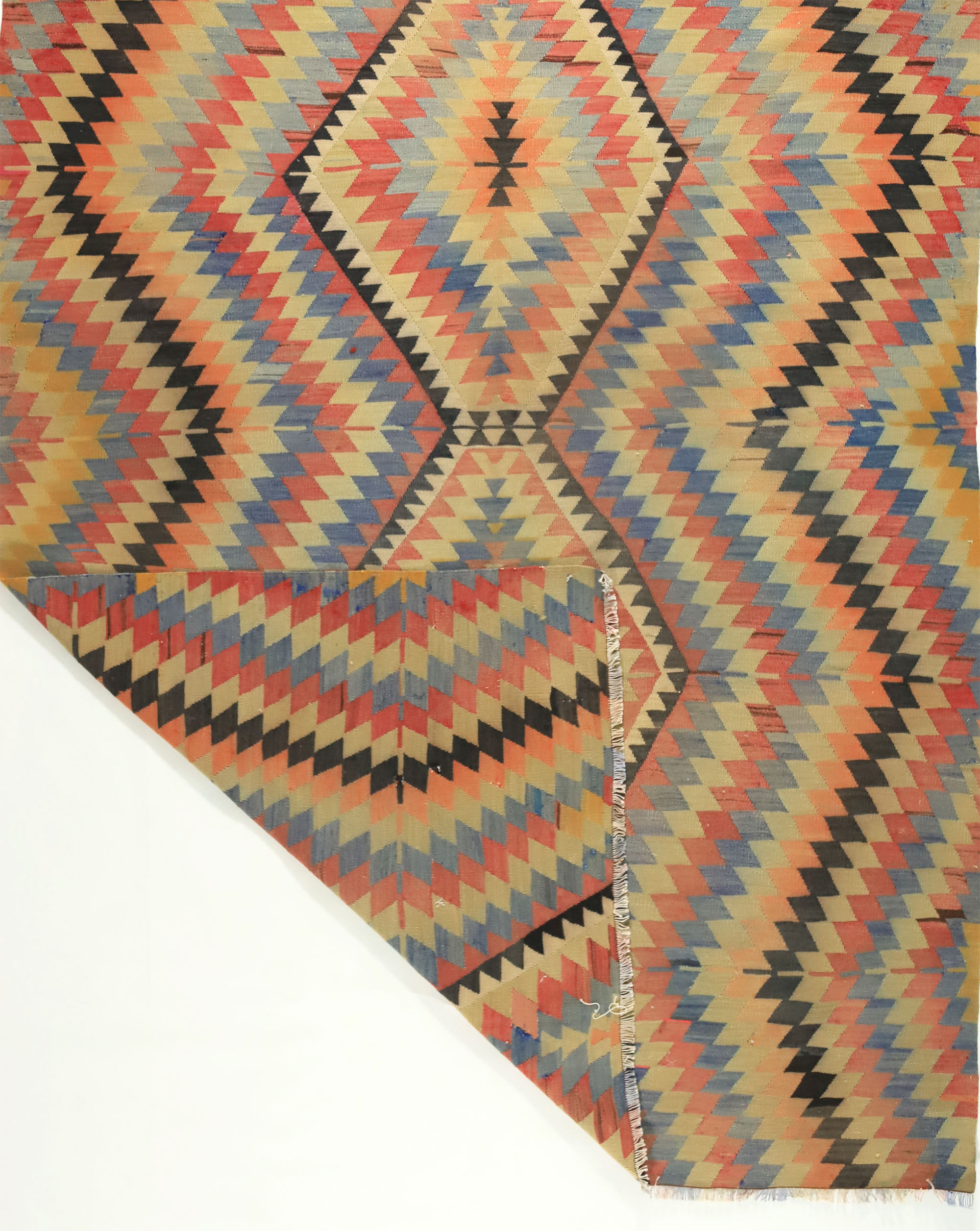 Anatolian handmade kilim rug 237 cm x 170 cm