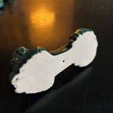 12 green ceramic cutlery holders