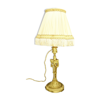 Great lamp to the putti and quiver, Louis XVI style.