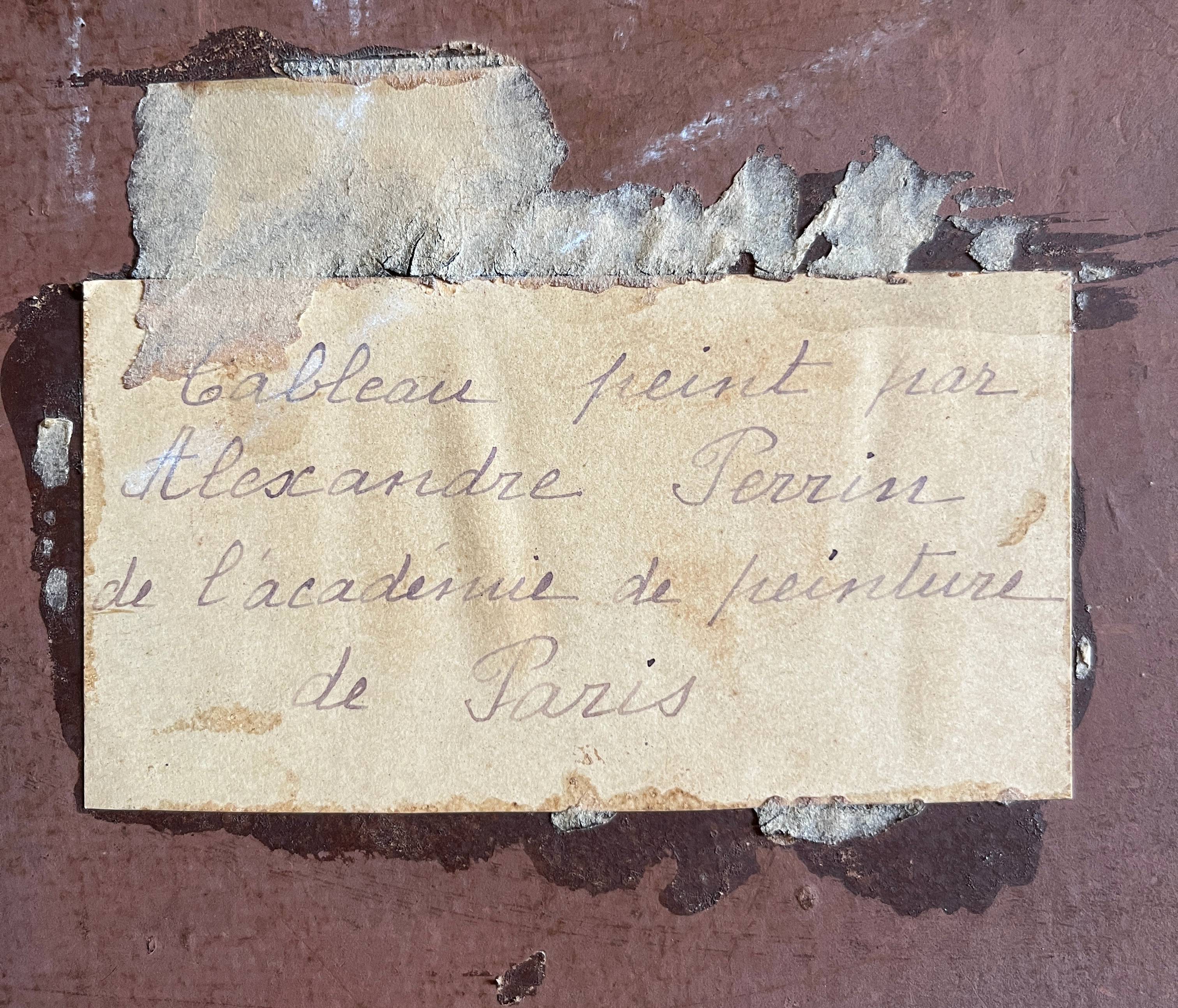 HSP painting "Elegant in the Park" by Alexandre Perrin Academy of Painting