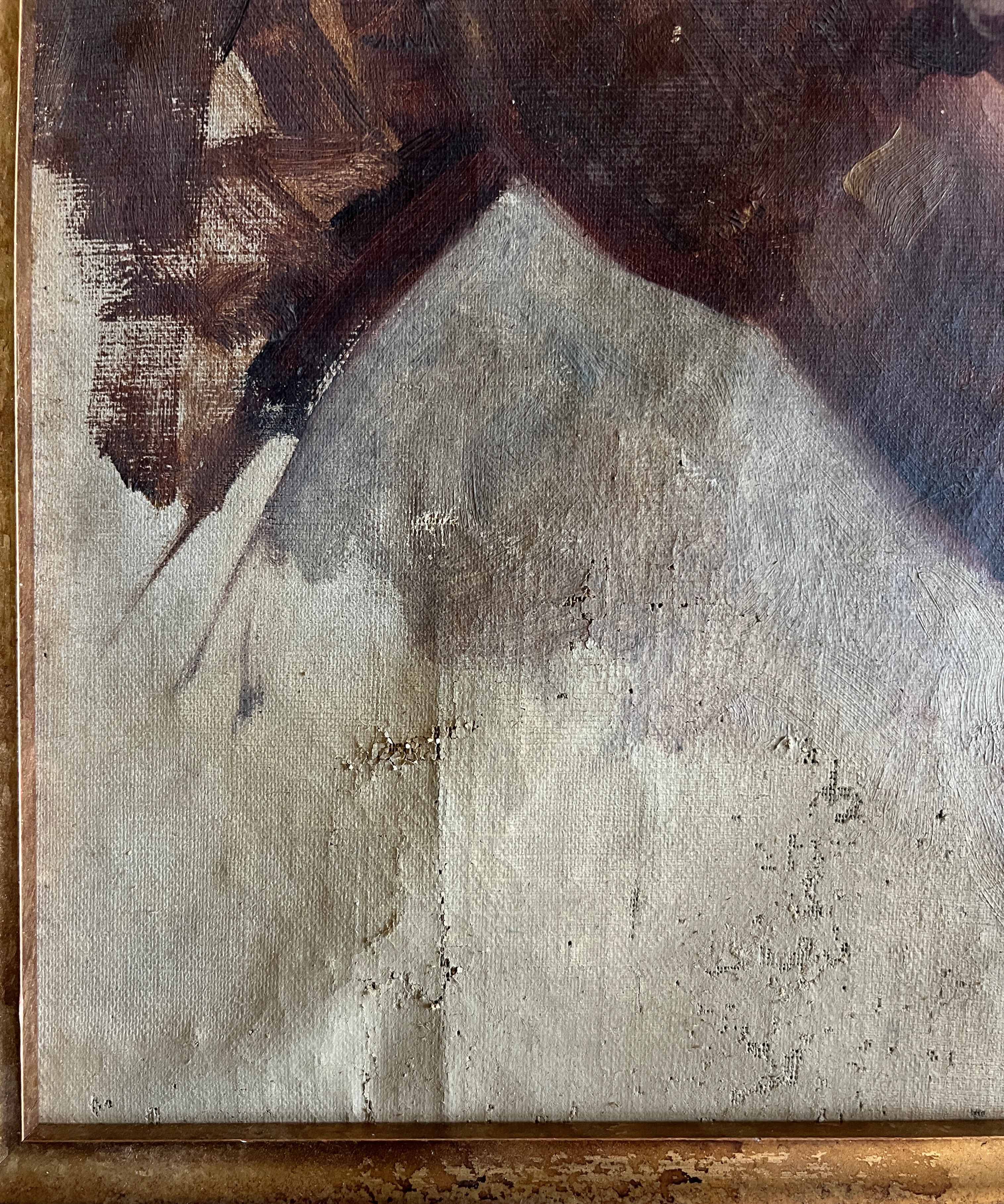 Tableau HST/P "Etude de tête de cheval" éc. début XX°