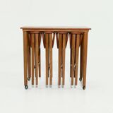 Teak Nesting Tables by Poul Hundevad for Novy Domov 1960s