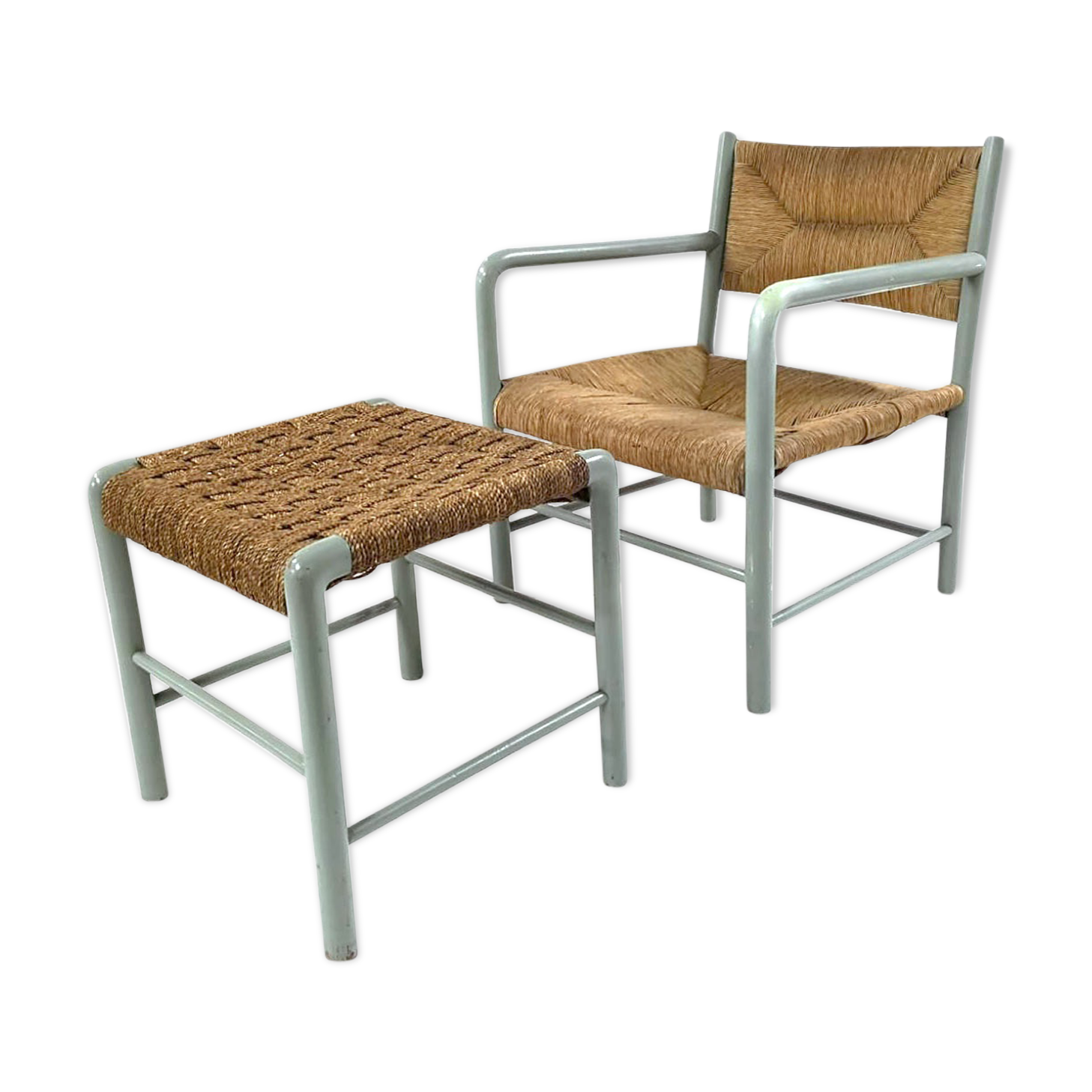Fauteuil et Ottoman Emanuele Rambaldi, Italie